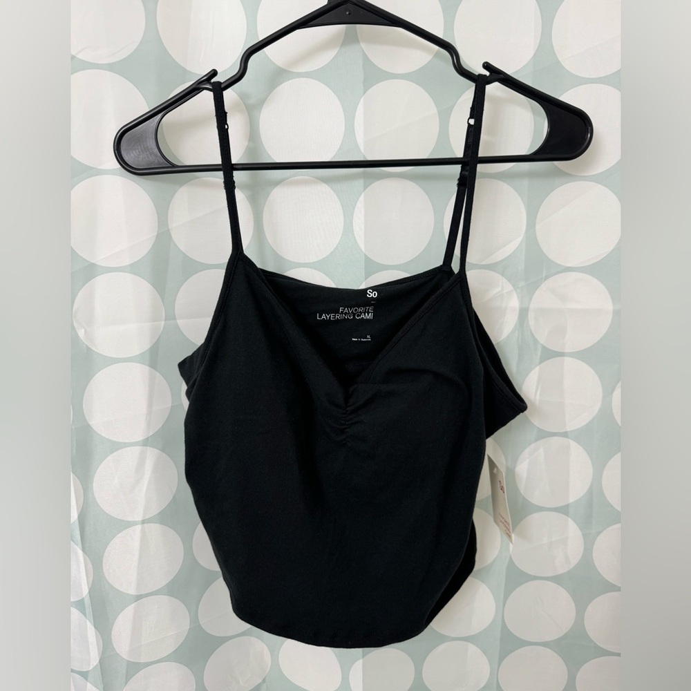 SO Black Camisole Top